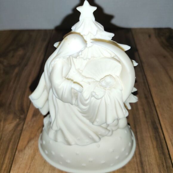 Roman Inc. Millennium Silent Night Musical Figurine 1997 Mary & Jesus Exclusive. - Picture 1 of 9